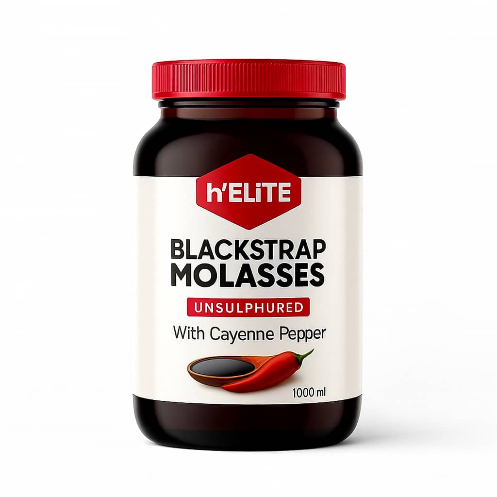 h'ELiTE Blackstrap Molasses with Cayenne Pepper