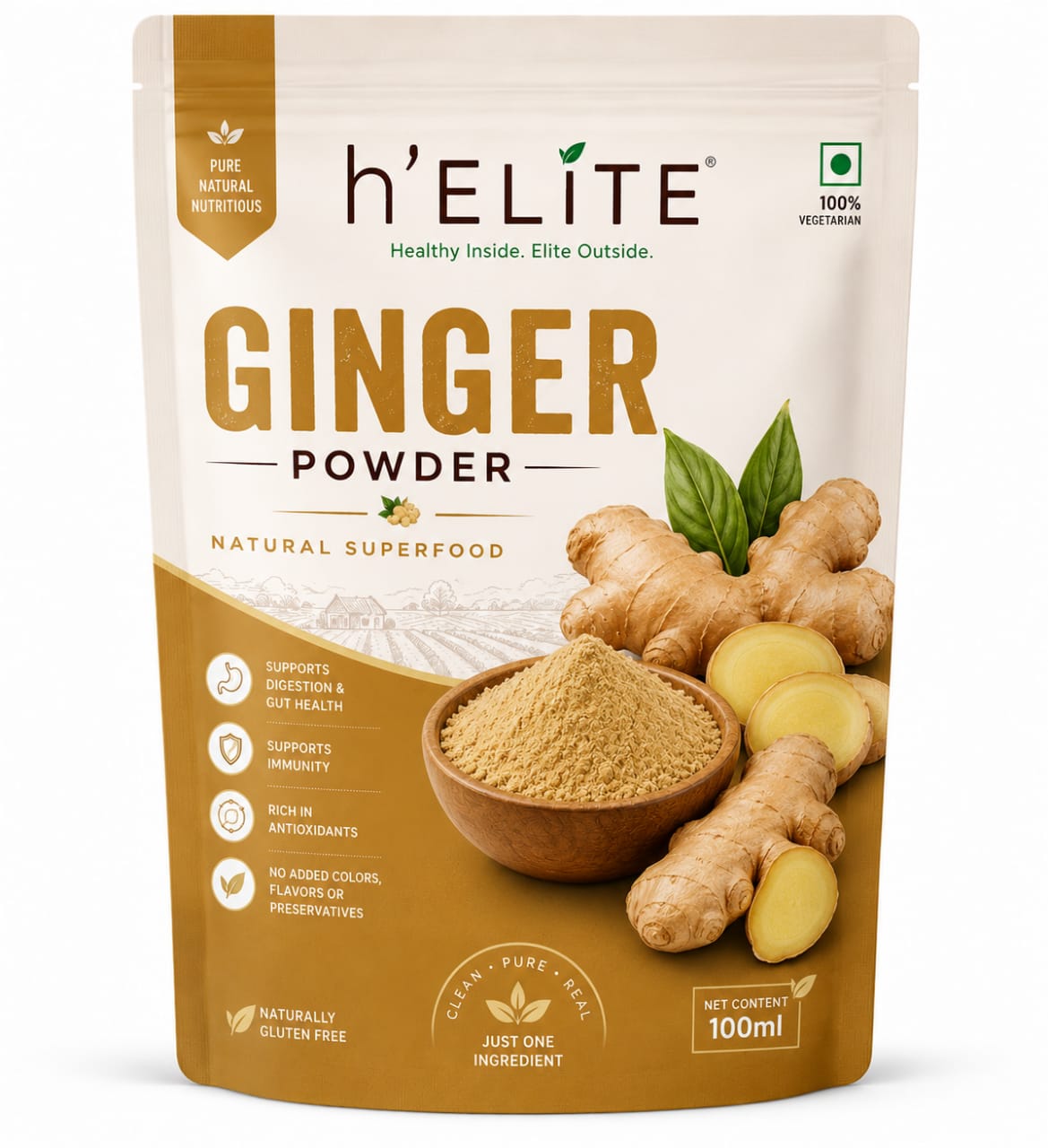 h'ELiTE Ginger Powder
